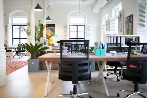 an empty office