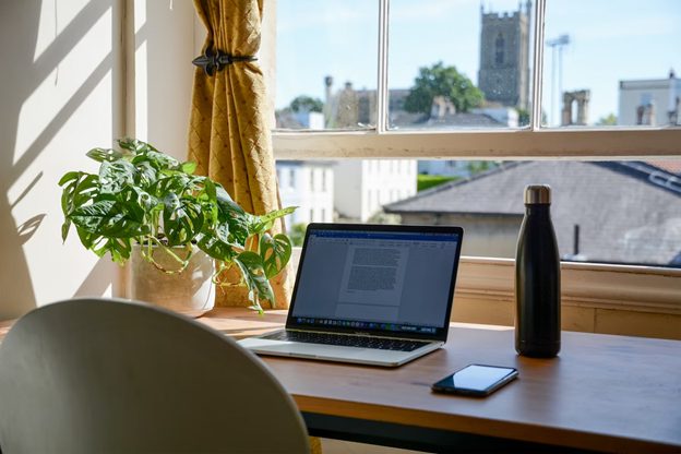 home office set up