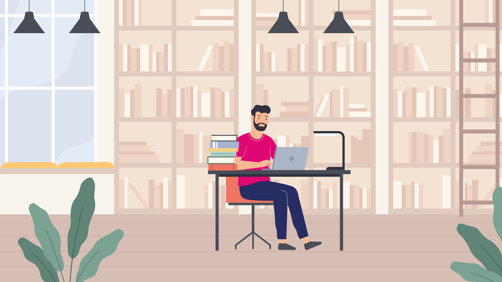 a book store