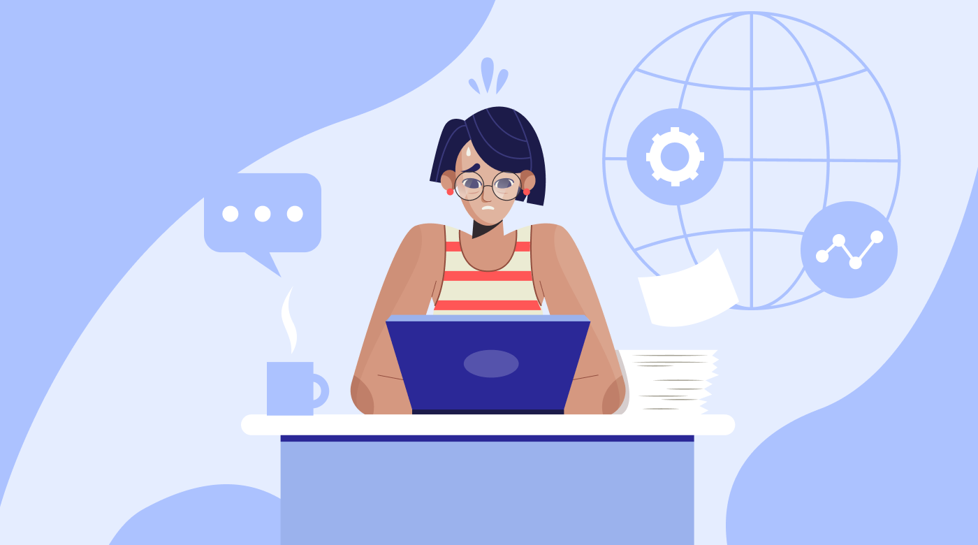 a women working