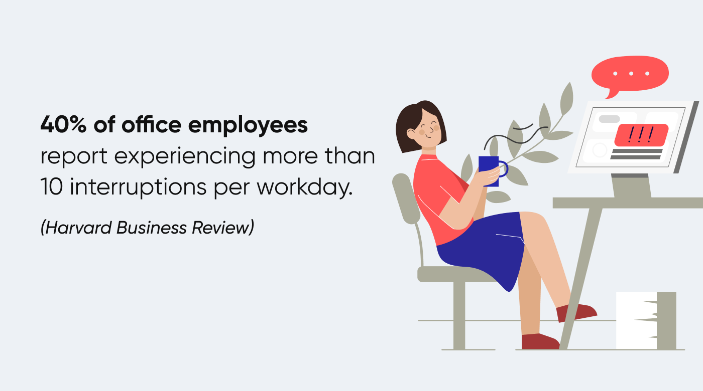 employee working