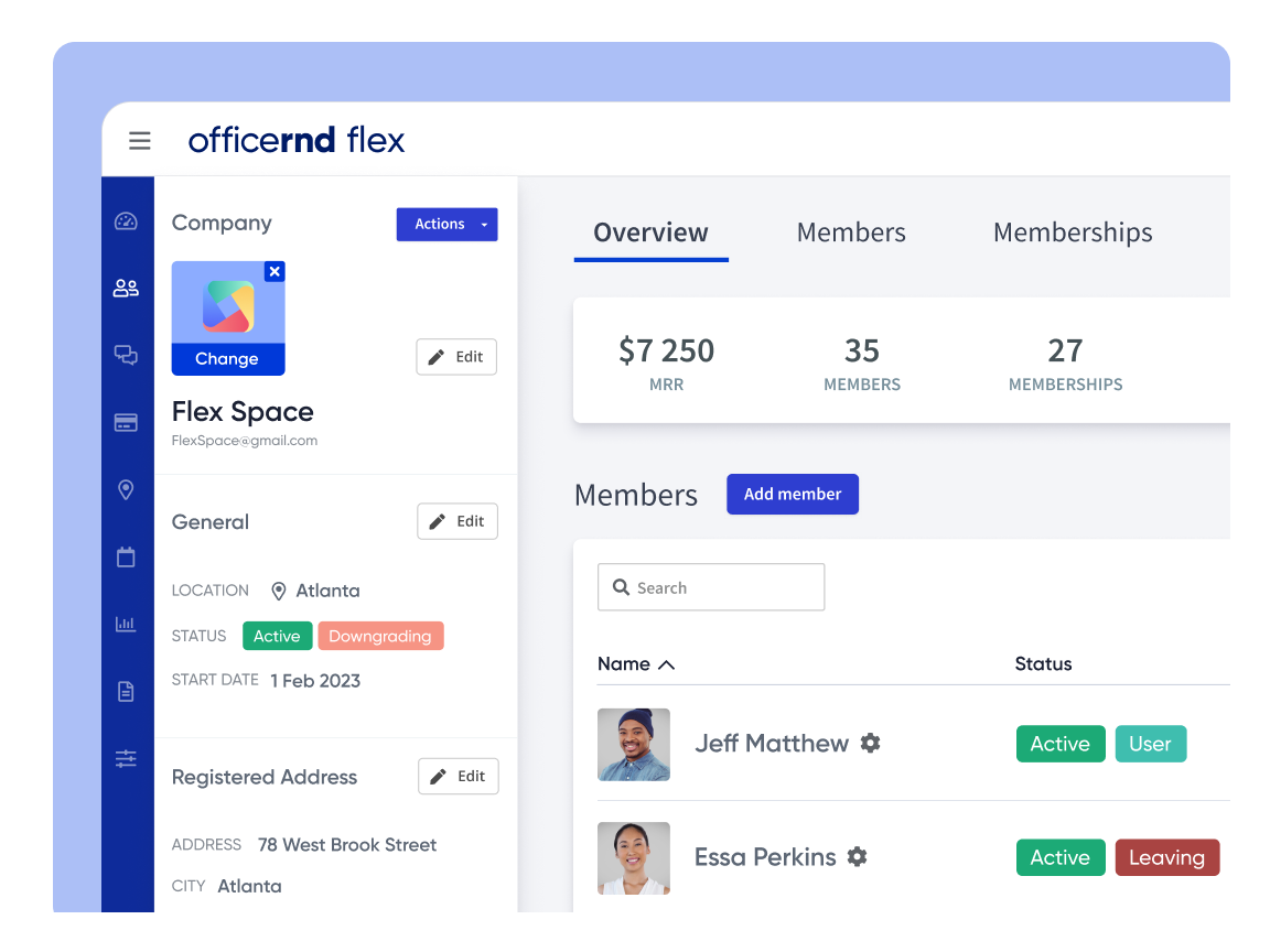 officernd flex dashboard
