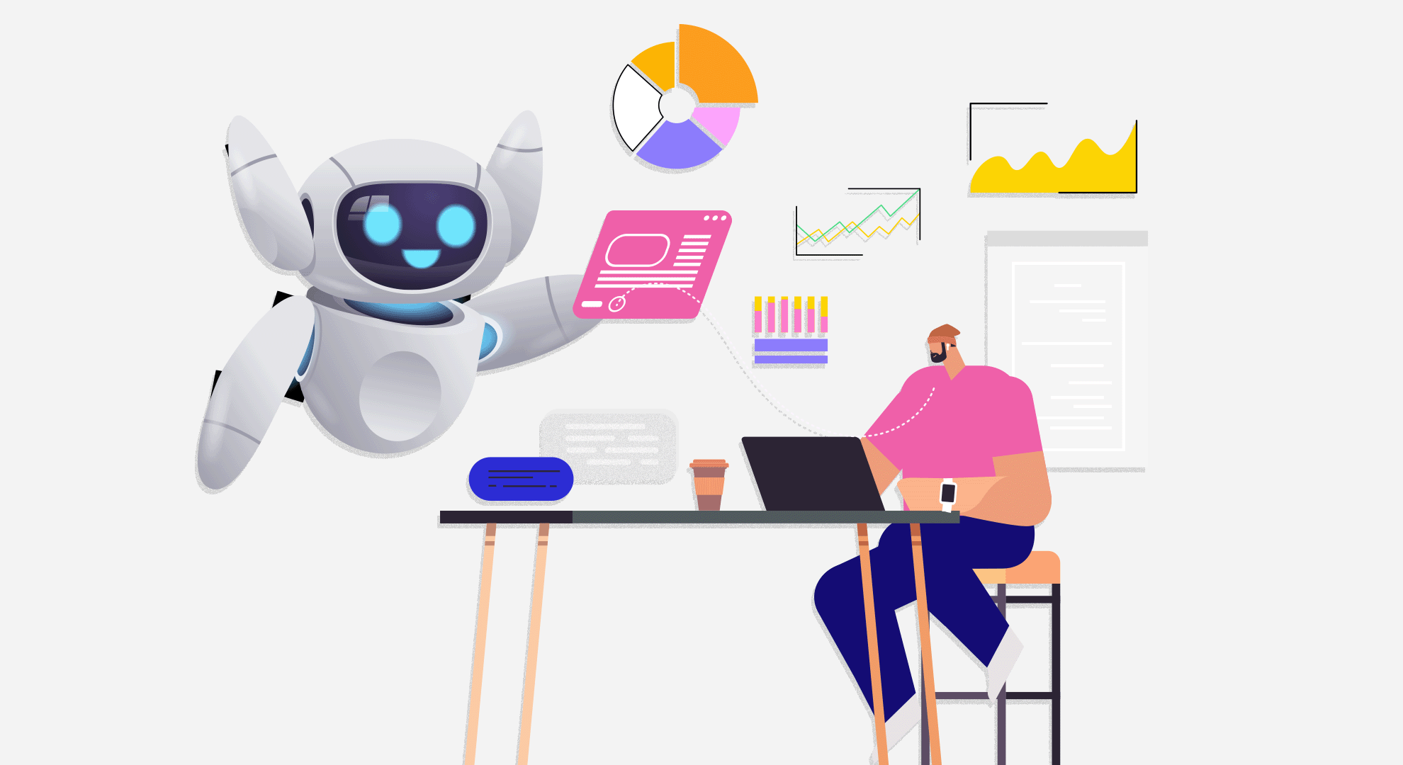 ai and a man