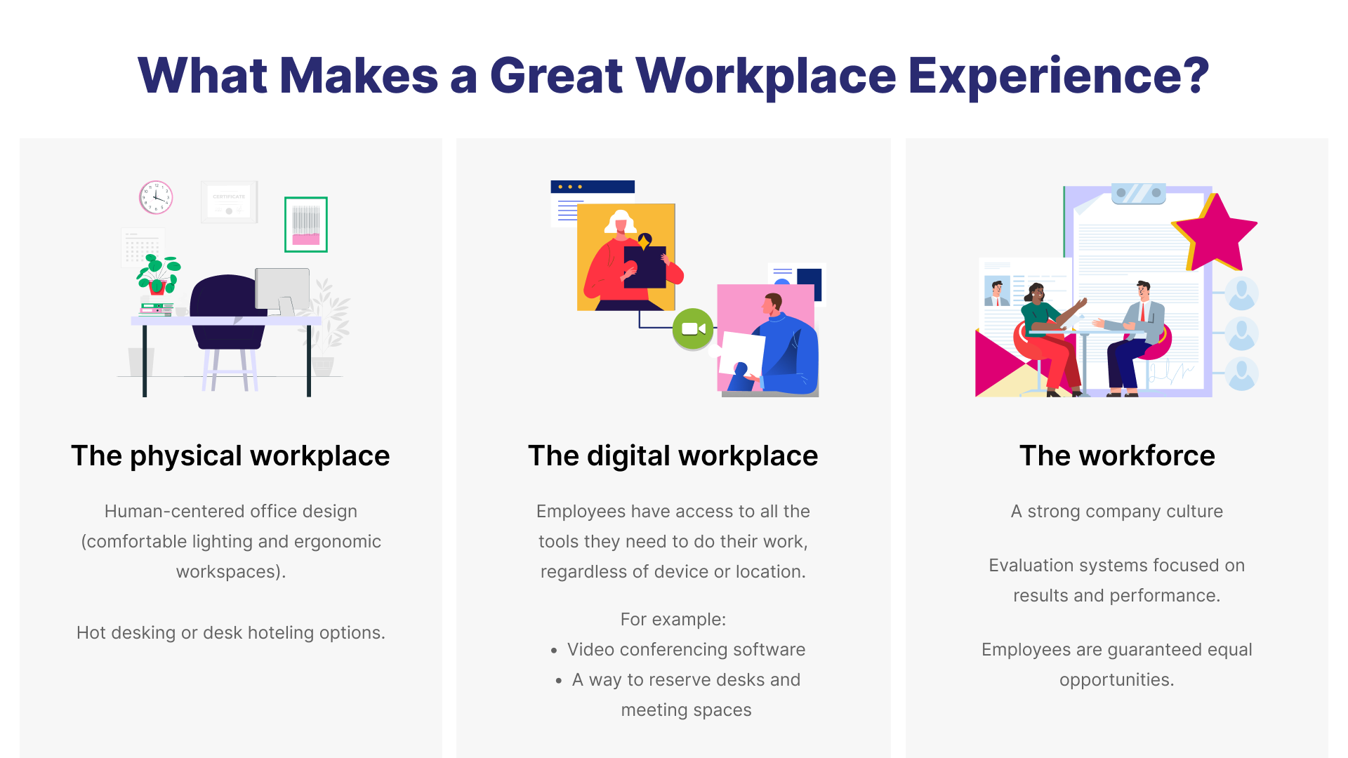 what makes a great workplace experience