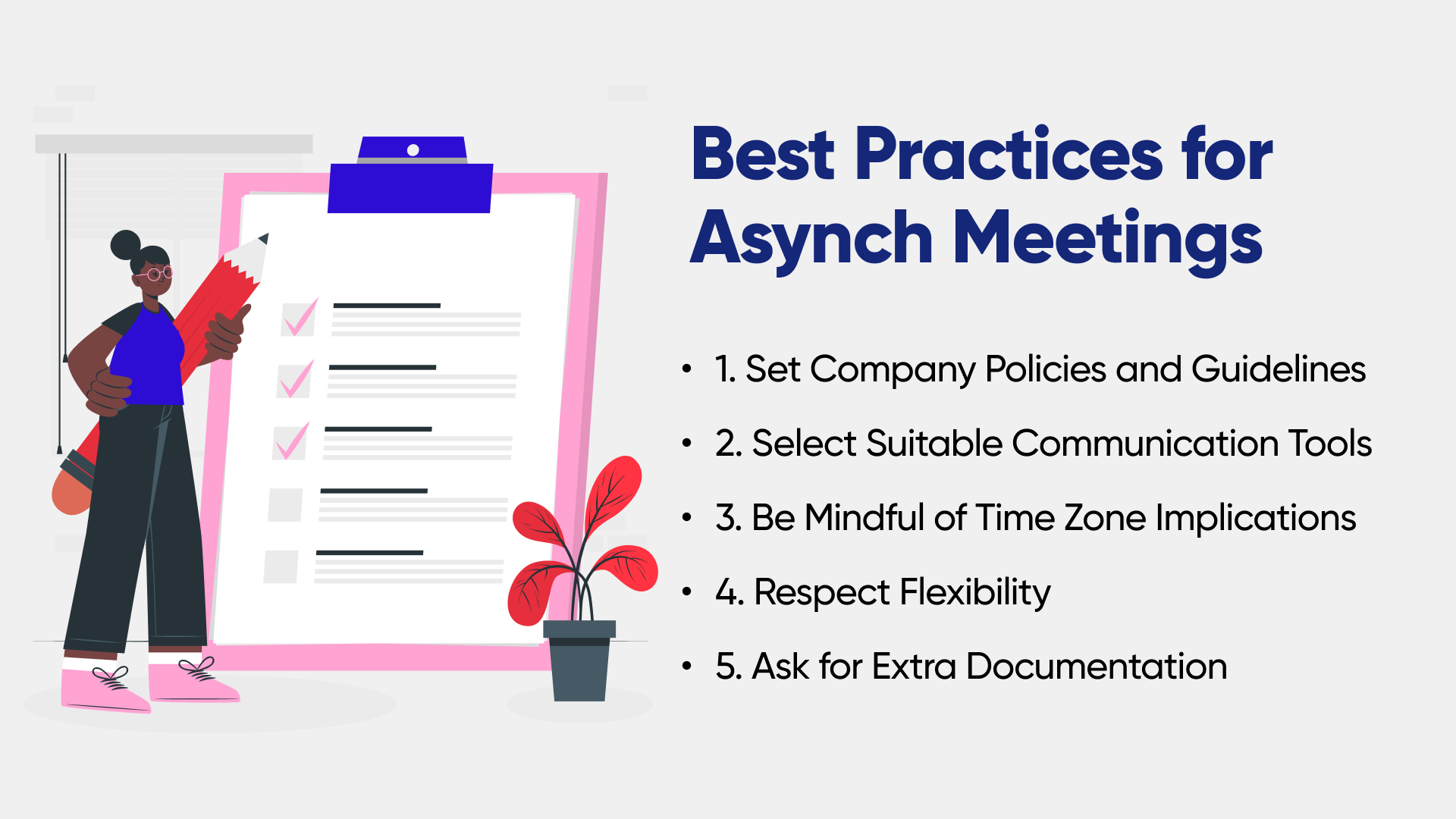 best practices for async meetings