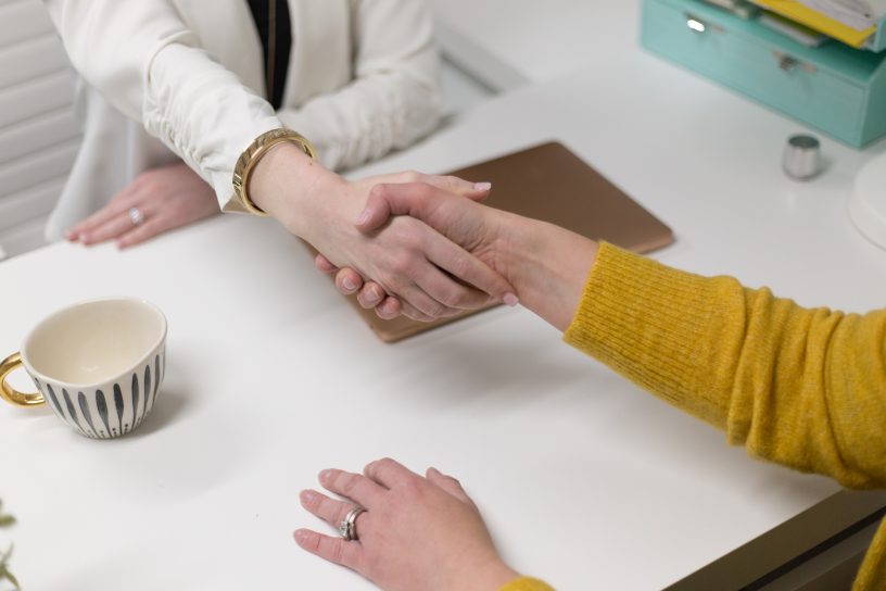 shaking hands