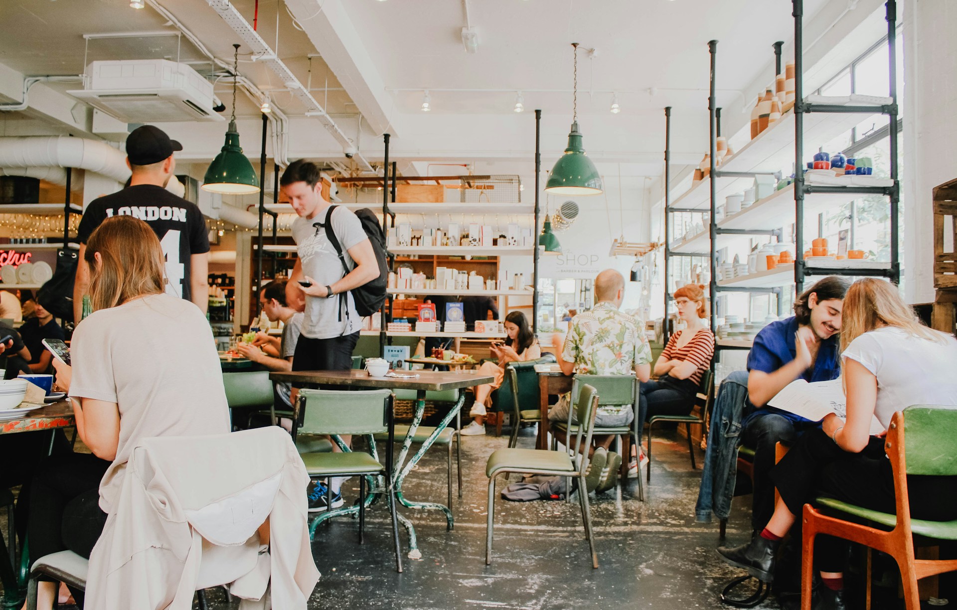people in a coworking space