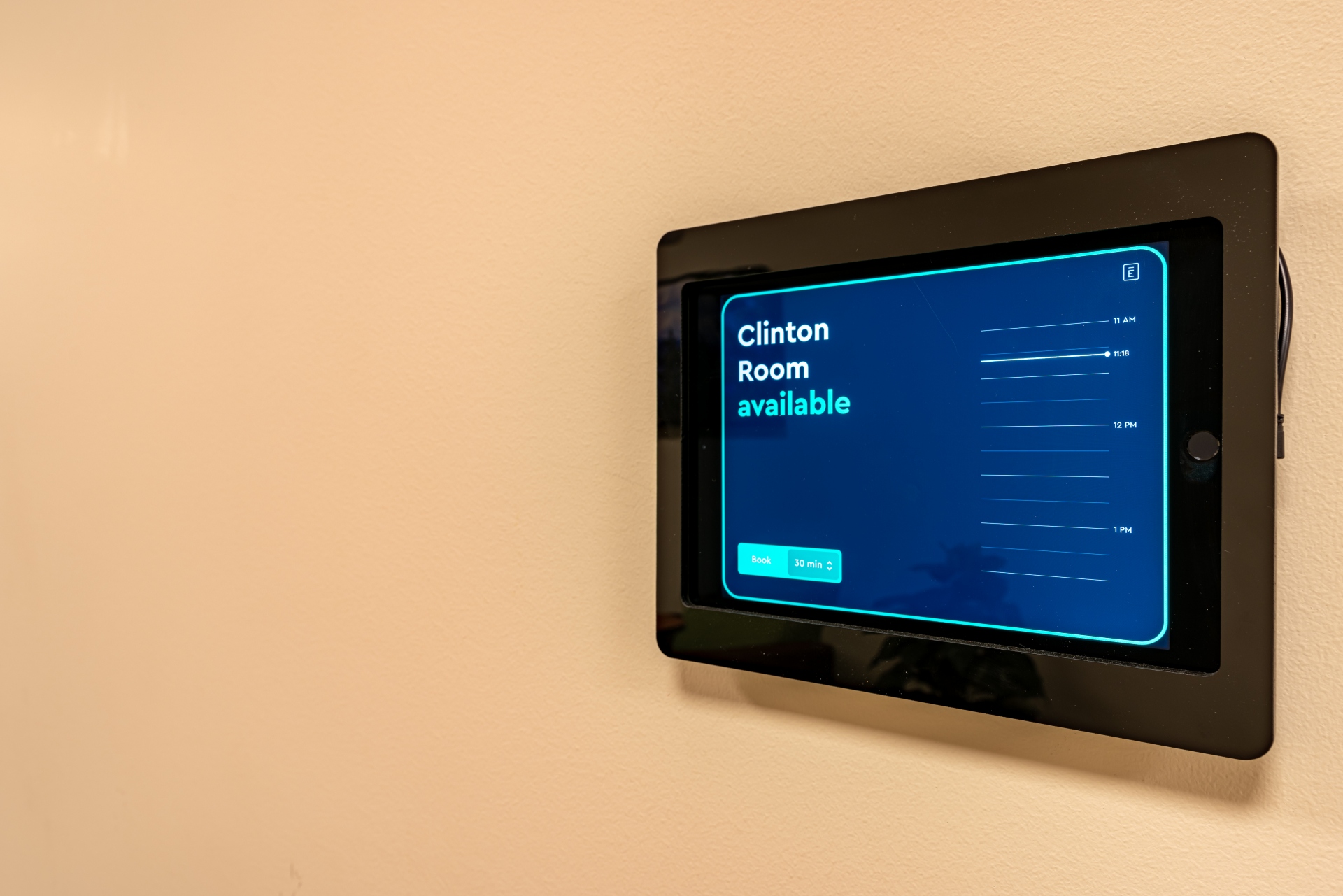 meeting room display