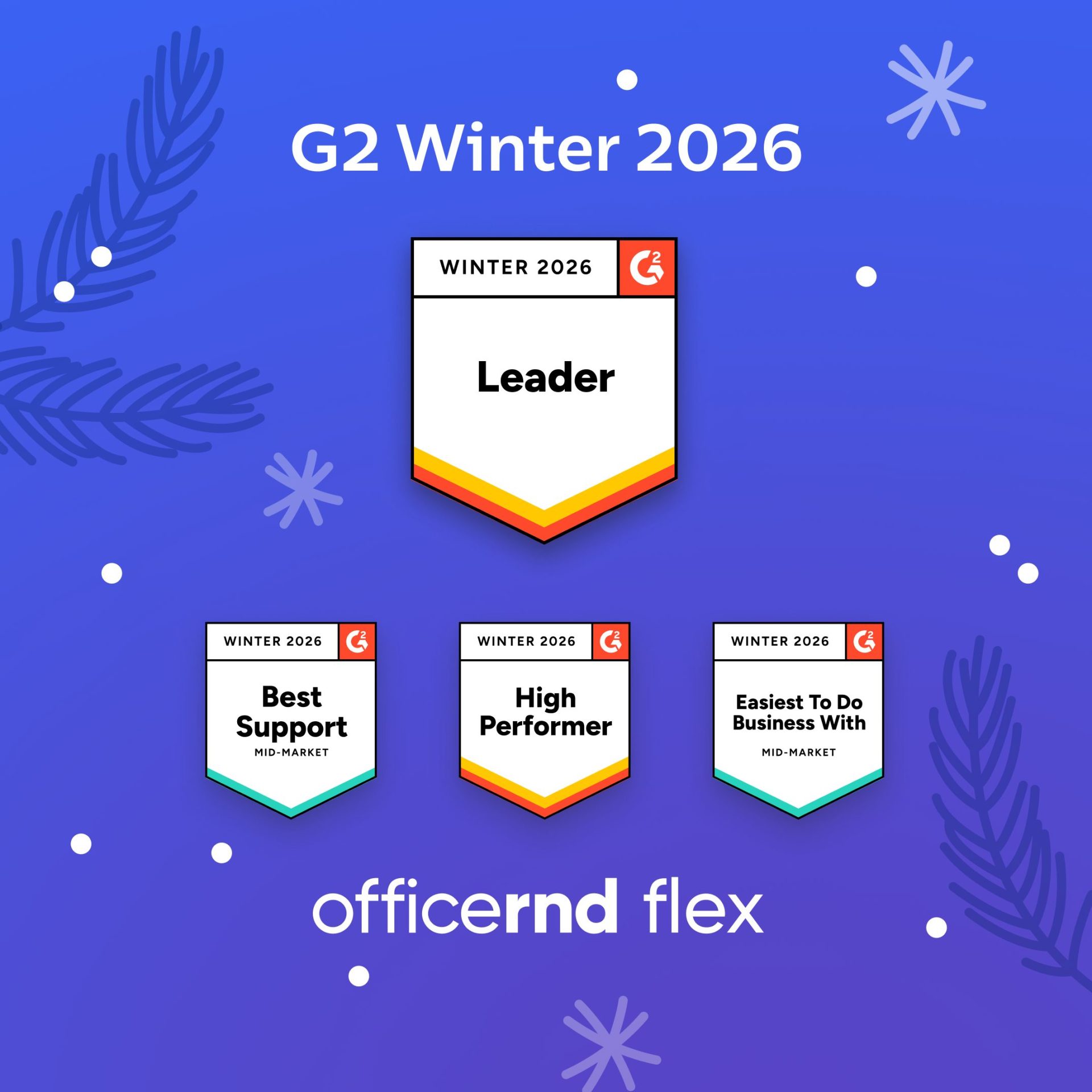 officernd flex g2 2026 winter badges