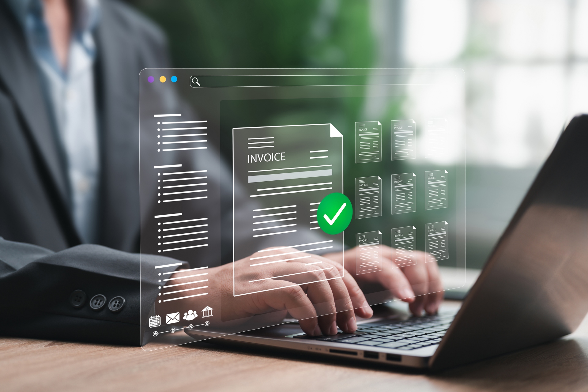 e-invoice in a coworking space
